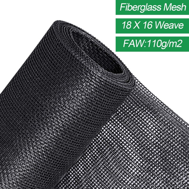 Reliancer Fiberglass Window Screen Roll 36in x 100ft DIY Custom Screens Replacement Mesh for Windows Doors Patio Screens Premium Pet Proof Screen Porch Screen for Outdoor Kitchens Tree Houses Pool Houses - Image 2